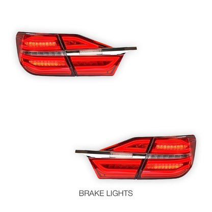Toyota Camry XV50 (2015 - 2017) Red Animation Sequential Tail Lights LH + RH