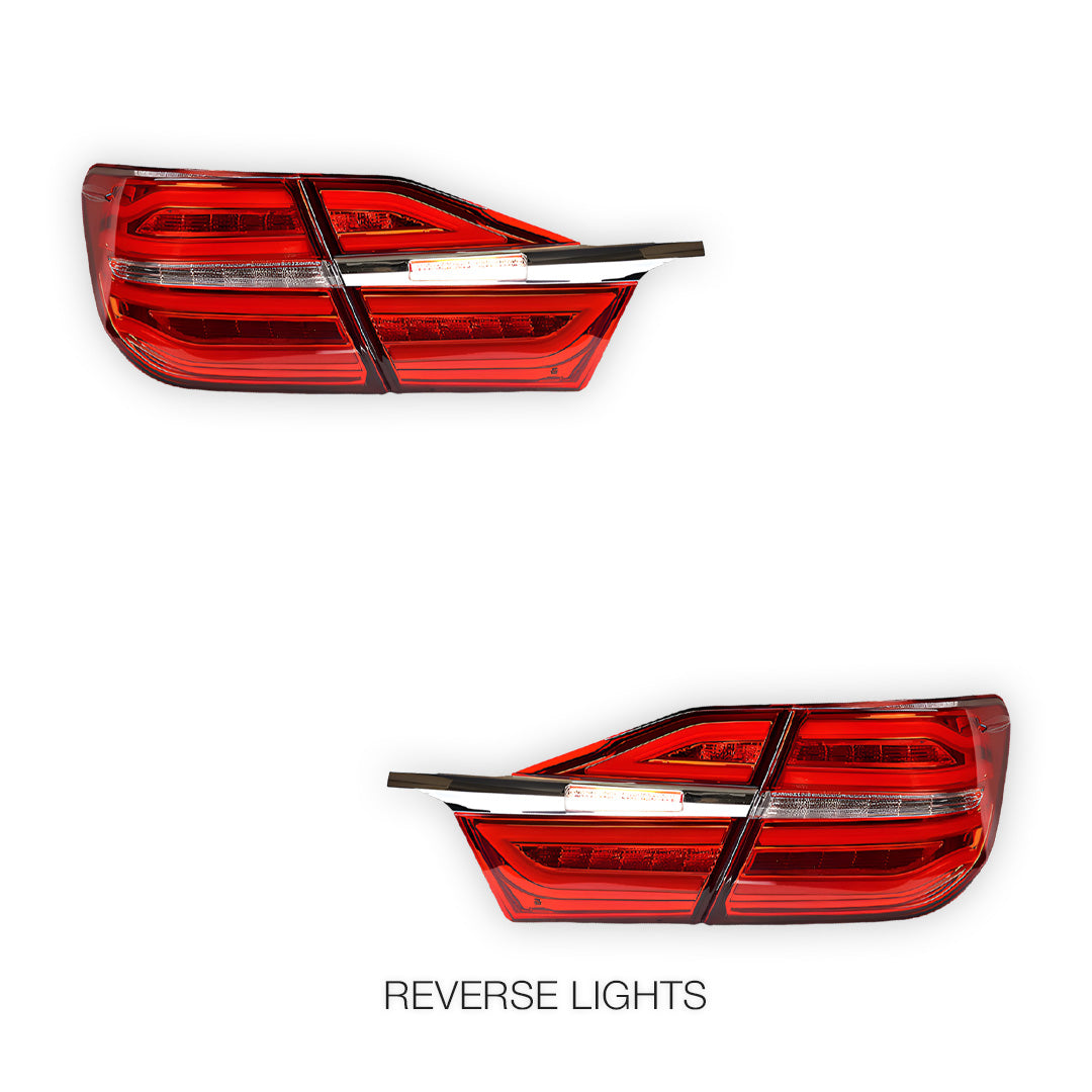 Toyota Camry XV50 (2015 - 2017) Red Animation Sequential Tail Lights LH + RH