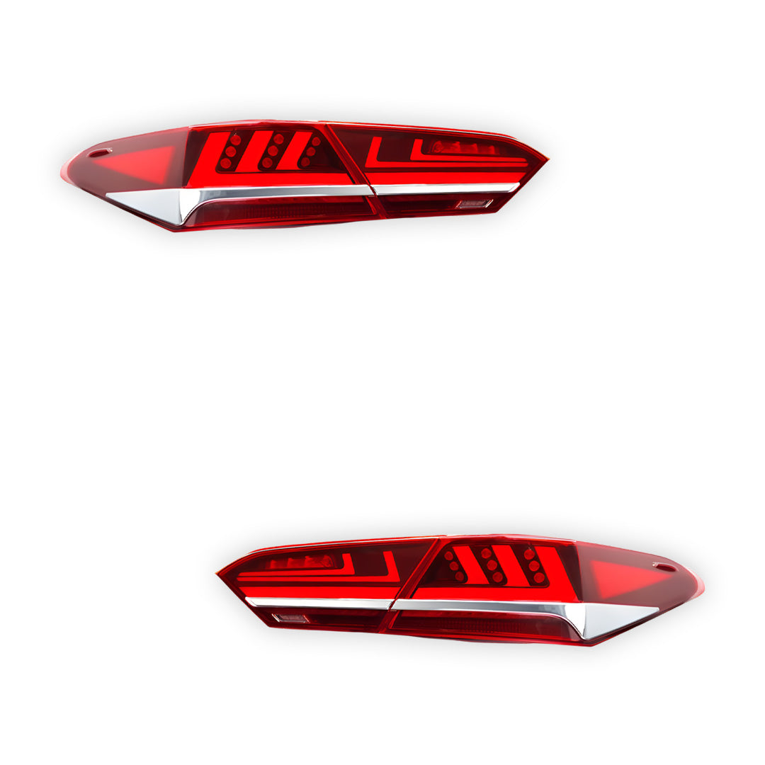 Toyota Camry XV70 (2018 - 2021) Red Animation DRL Sequential Tail Lights LH + RH