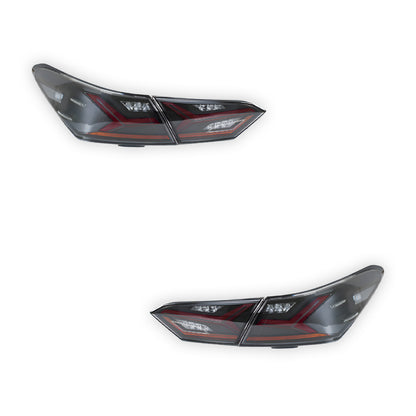 Toyota Camry XV70 (2018 - 2022) Smoked RGB Sequential Tail Lights LH + RH