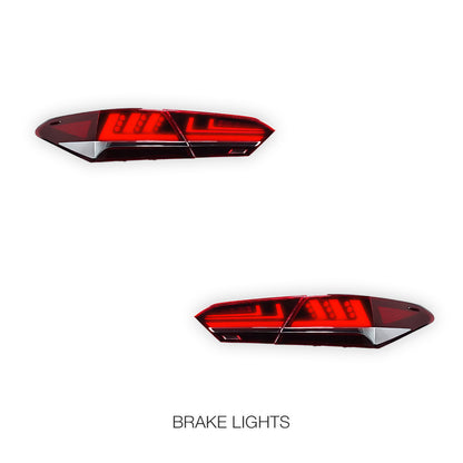 Toyota Camry XV70 (2018 - 2021) Smoked Tail Lights LH + RH