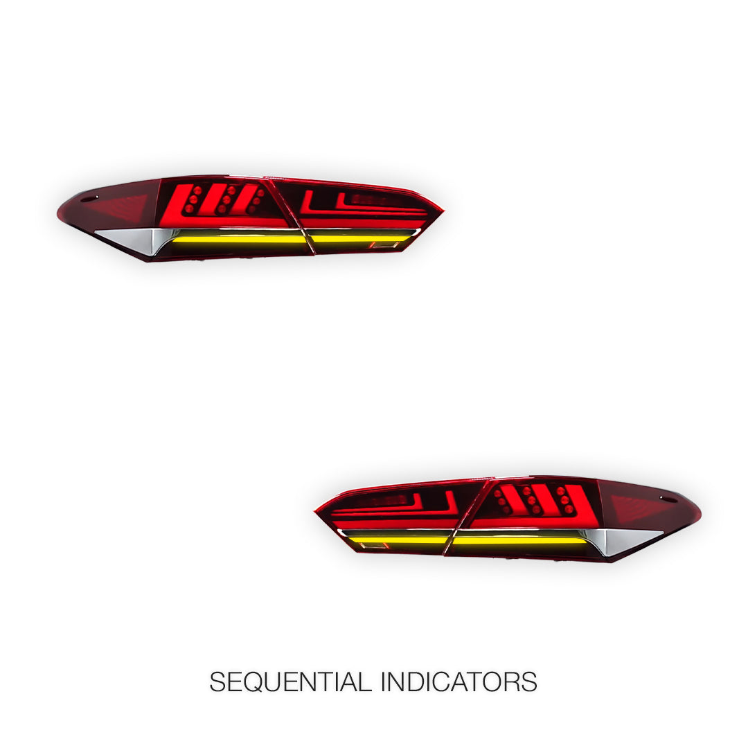 Toyota Camry XV70 (2018 - 2021) Smoked Tail Lights LH + RH