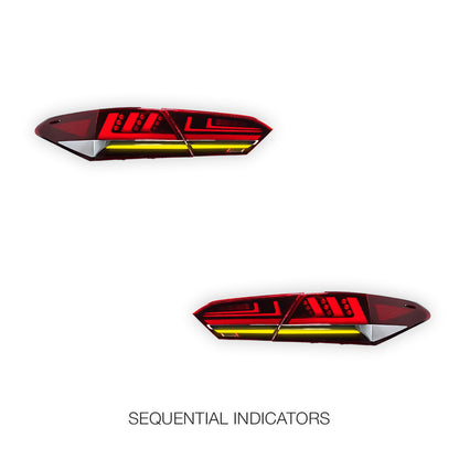Toyota Camry XV70 (2018 - 2021) Smoked Tail Lights LH + RH