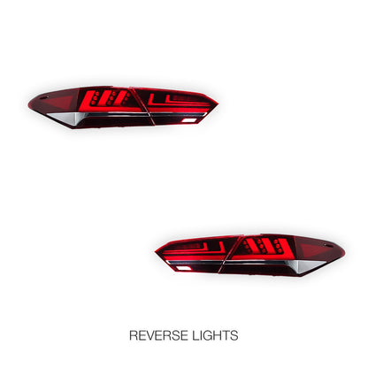 Toyota Camry XV70 (2018 - 2021) Smoked Tail Lights LH + RH