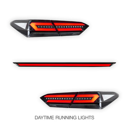 Toyota Camry XV70 (2018 - 2024) Clear Animation Sequential Tail Lights LH + RH