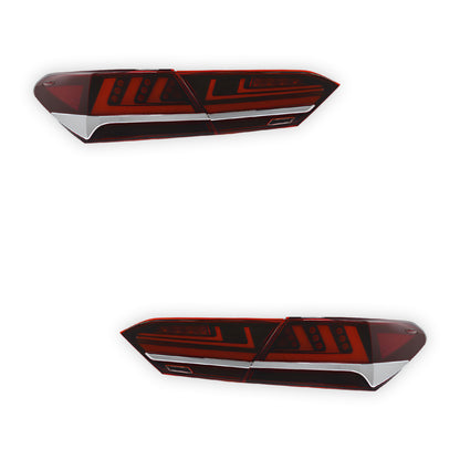 Toyota Camry XV70 (2018 - 2024) Sequential Full LED 3D Stripe Bar Tail Lights LH + RH