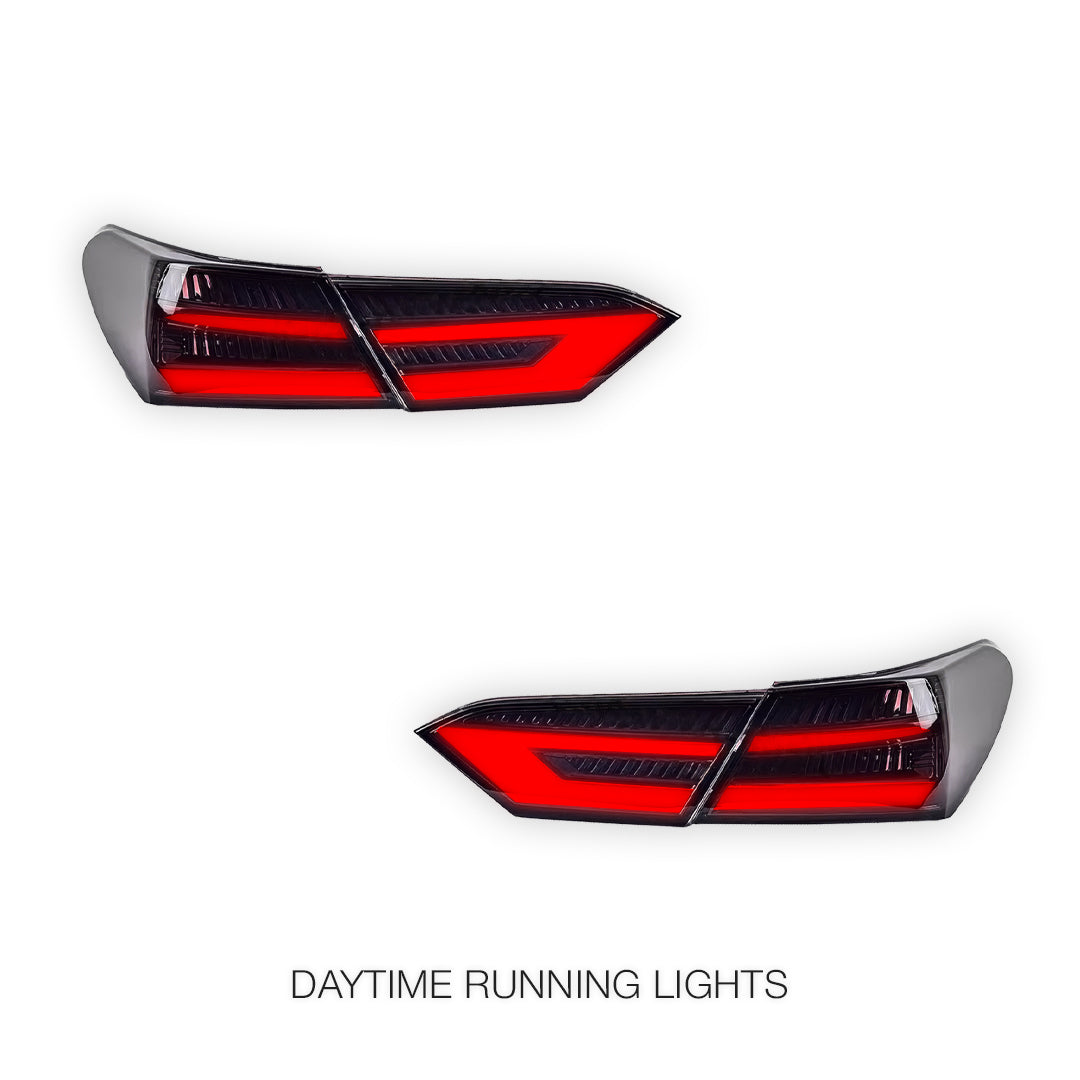 Toyota Camry XV70 (2018 - 2024) Smoked Animation DRL Sequential Tail Lights LH + RH