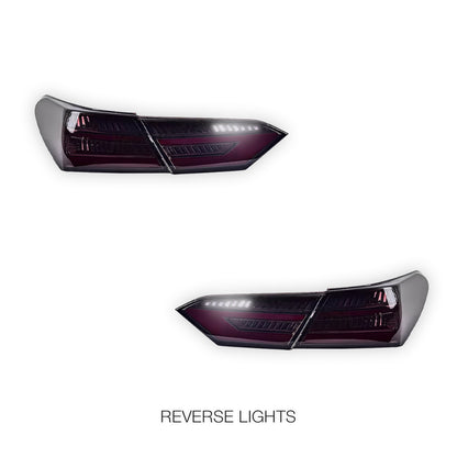 Toyota Camry XV70 (2018 - 2024) Smoked Animation DRL Sequential Tail Lights LH + RH