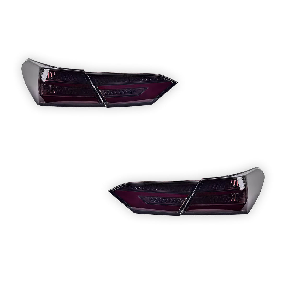 Toyota Camry XV70 (2018 - 2024) Smoked Animation DRL Sequential Tail Lights LH + RH