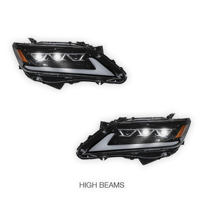 Toyota Camry XV70 Sedan (2018 - 2024) Sequential Black Full LED Headlights LH + RH