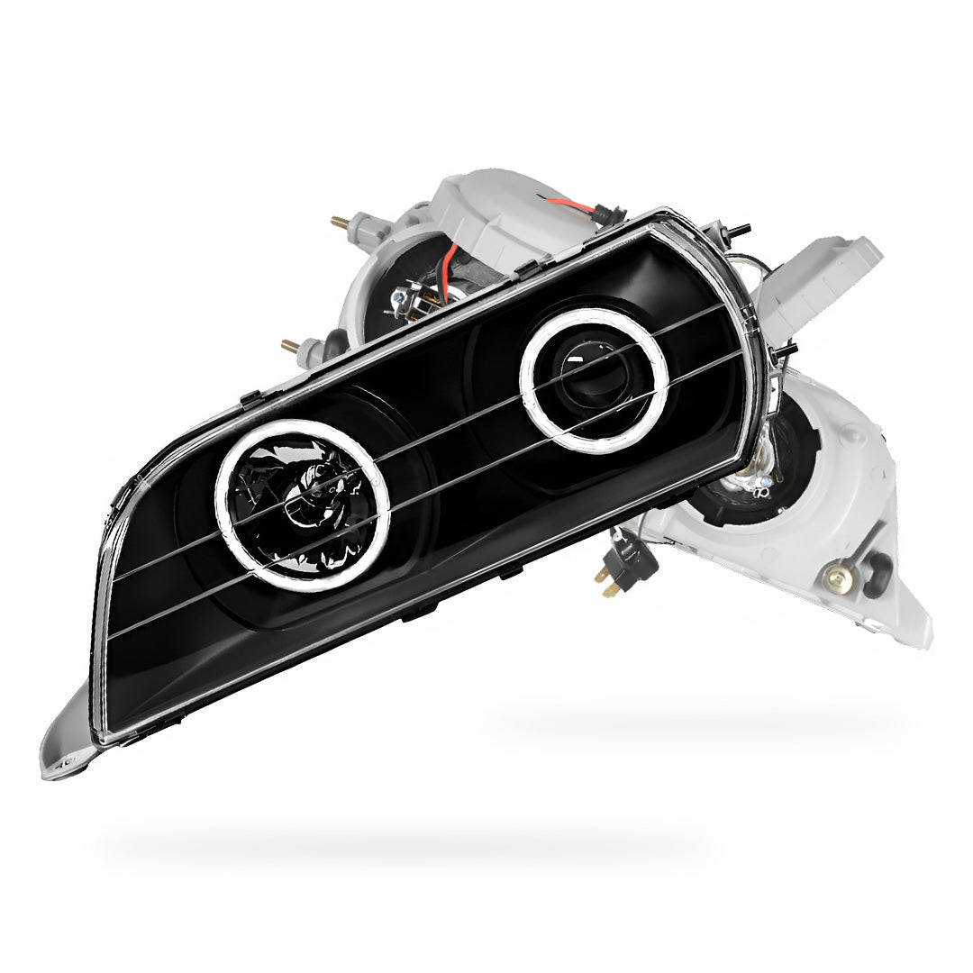 Toyota Chaser JZX100 (1996 - 2000) Angel Eye Halo Projector Headlights LH + RH