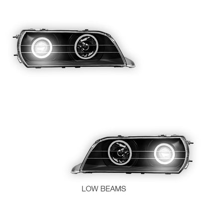 Toyota Chaser JZX100 (1996 - 2000) Angel Eye Halo Projector Headlights LH + RH