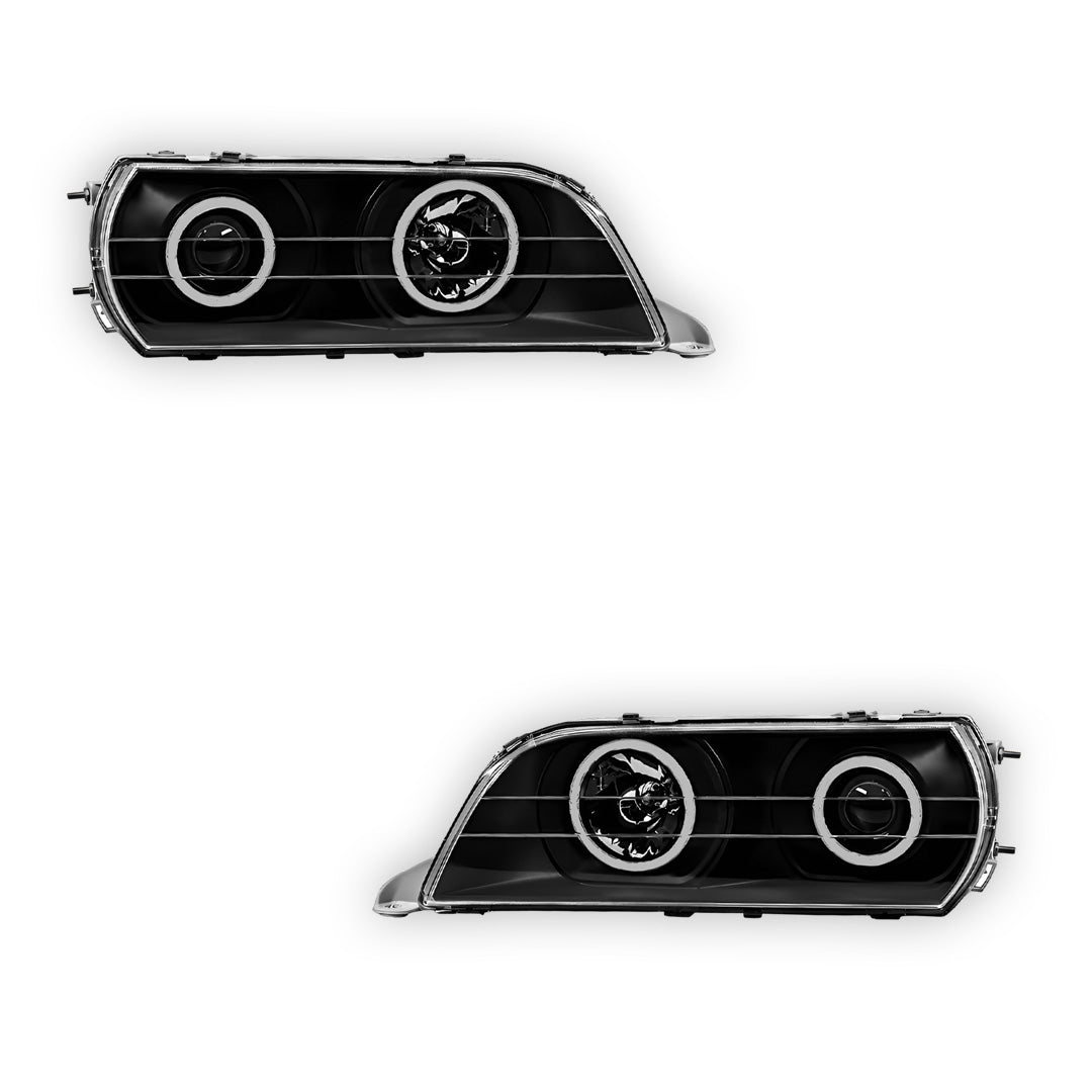 Toyota Chaser JZX100 (1996 - 2000) Angel Eye Halo Projector Headlights LH + RH