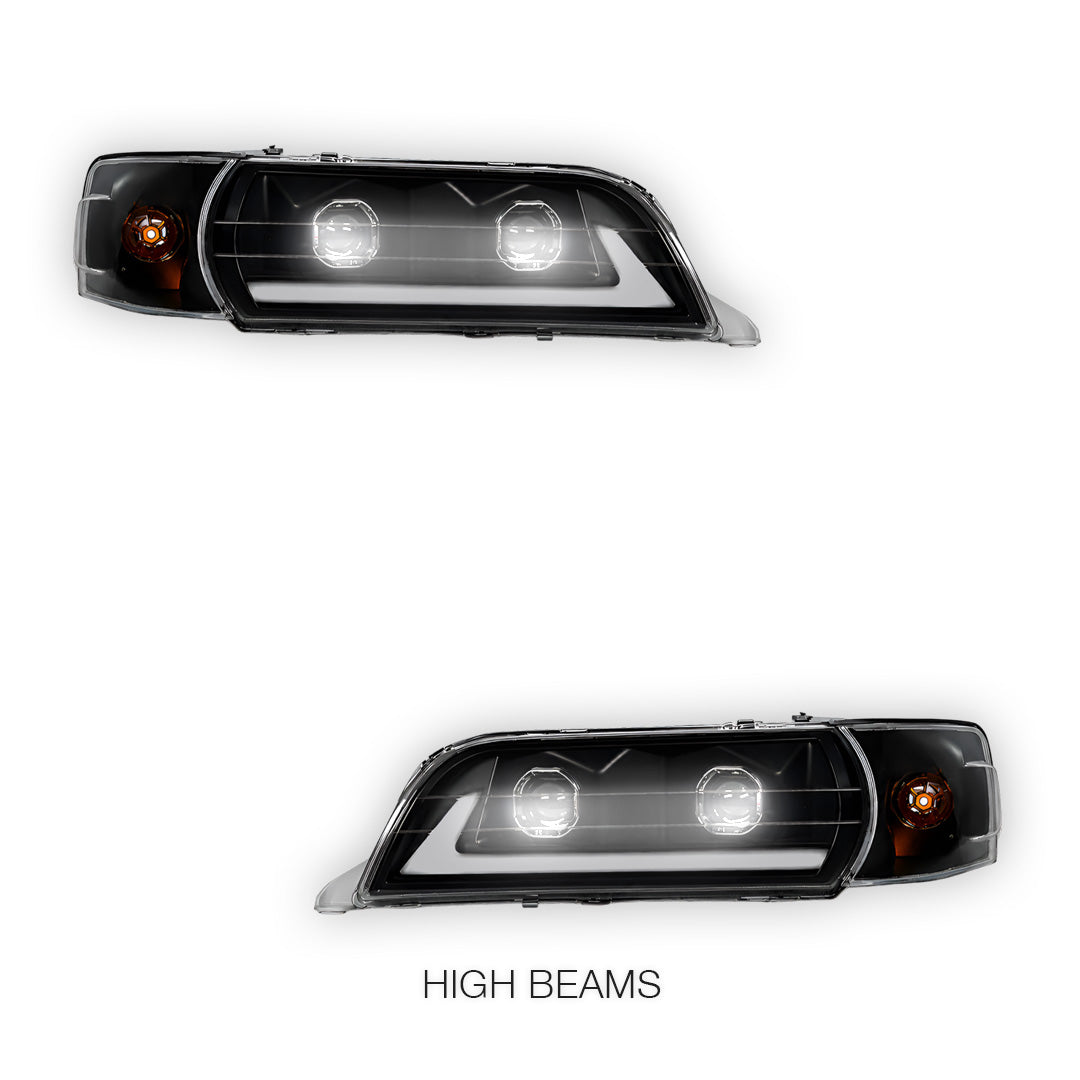Toyota Chaser JZX100 (1996 - 2001) Full LED and DRL Headlights LH + RH