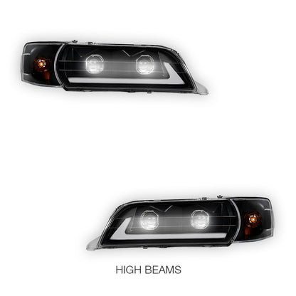 Toyota Chaser JZX100 (1996 - 2001) Full LED and DRL Headlights LH + RH