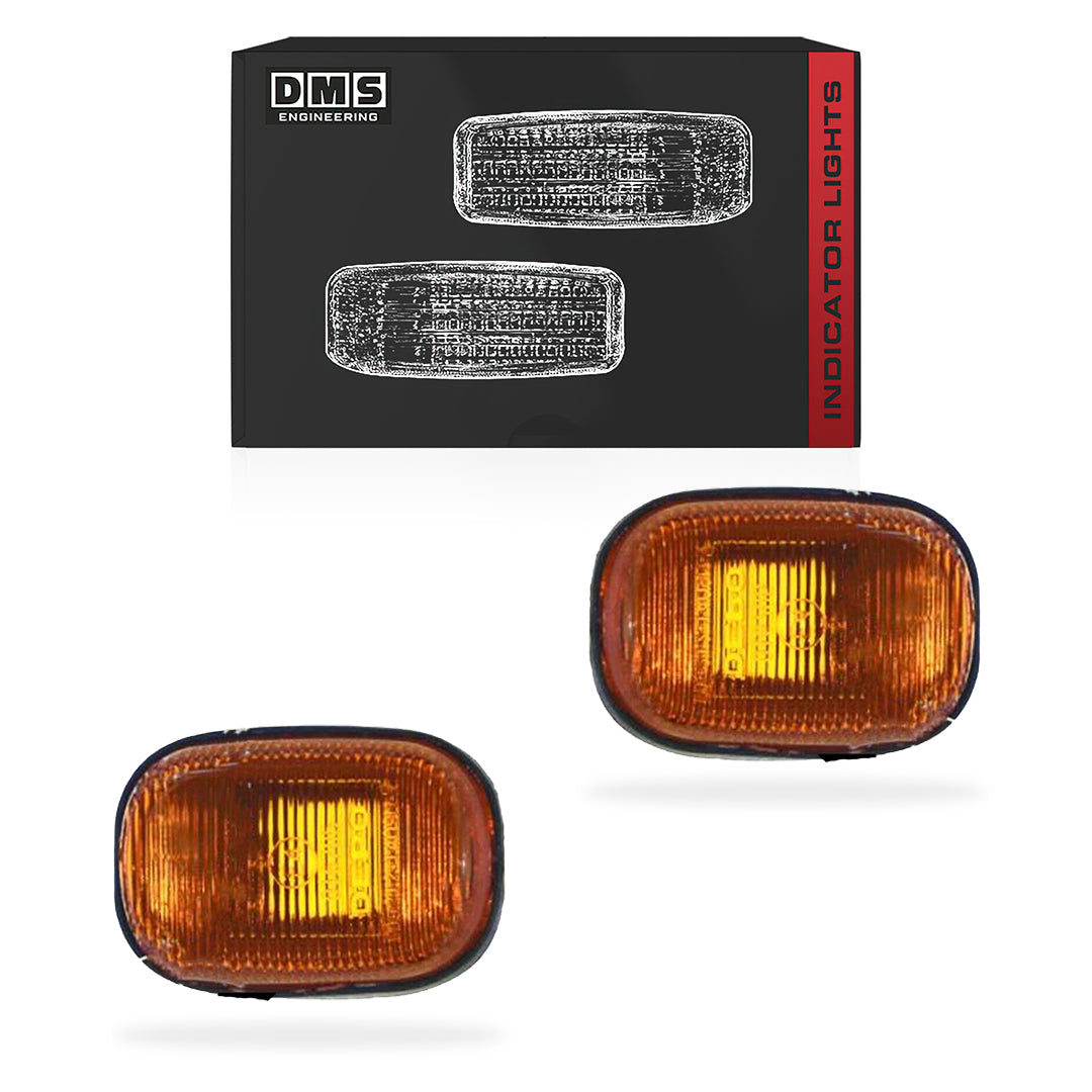 Toyota Corolla E110 (1999 - 2001) Side Guard Indicator Light Pair / Amber Turn Signal RH + LH