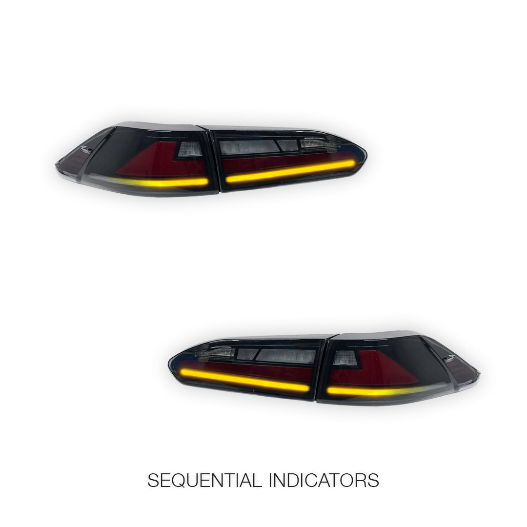 Toyota Corolla Cross XG10 (2022 - 2025) Smoked LED Sequential Tail Lights LH + RH