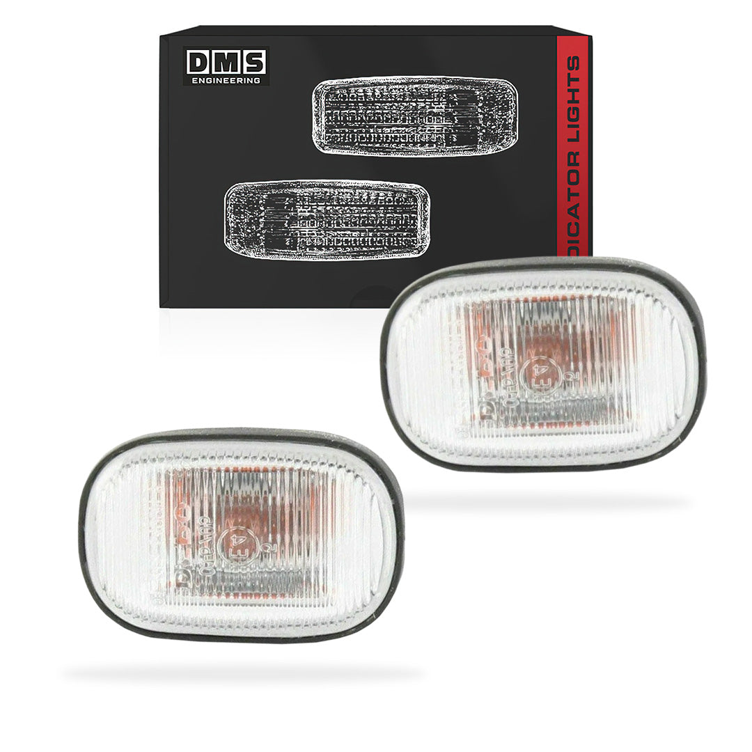 Toyota Corolla E120 / E130 (2001 - 2006) Clear Side Guard Indicator Lights Pair fit