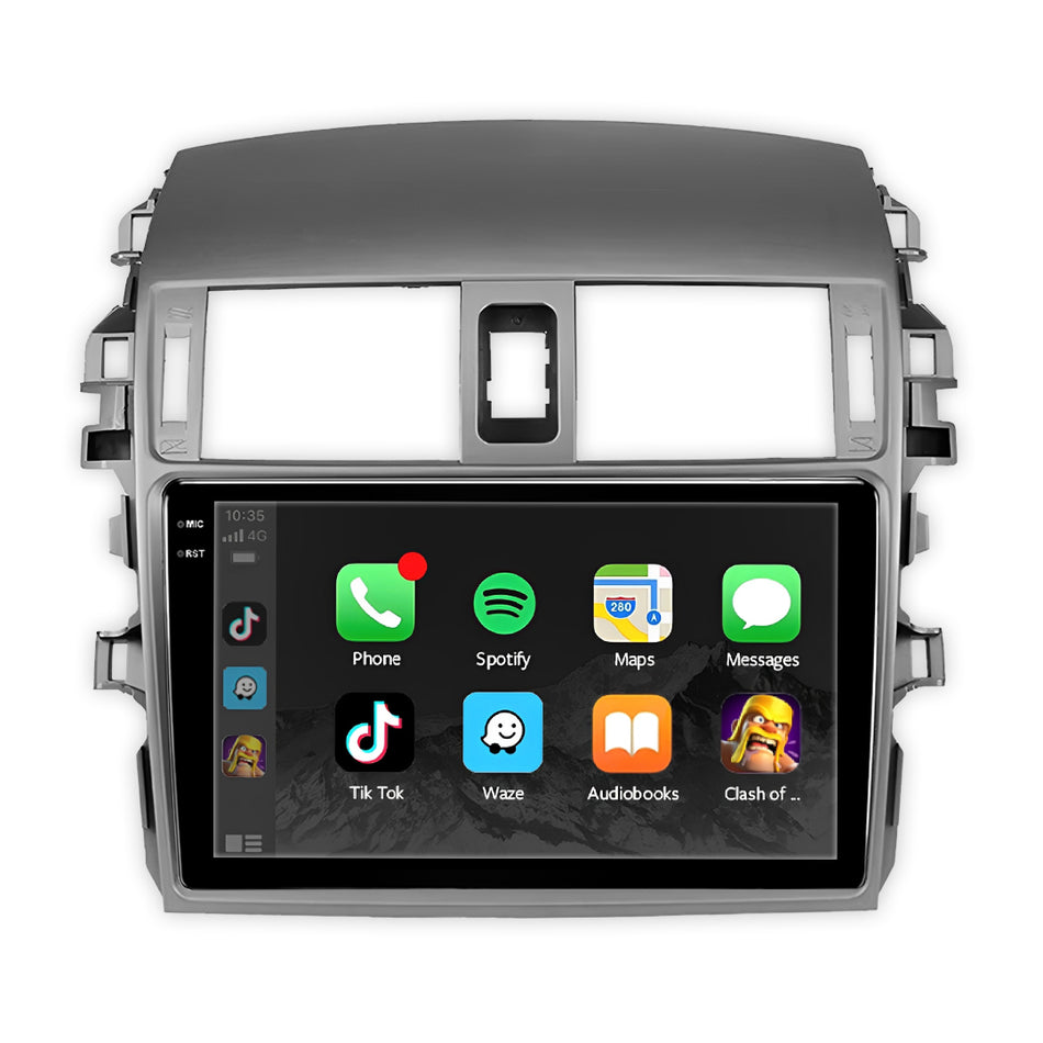 Toyota Corolla E140 / E150 (2007 - 2013) 9" Wireless Android 15 Head Unit for Apple CarPlay / Android Auto