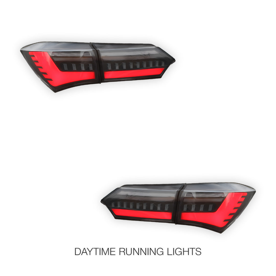 Toyota Corolla E160 (2012 - 2017) Smoked Tail Lights LH + RH