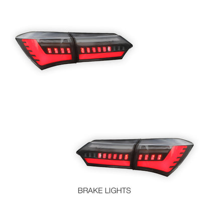 Toyota Corolla E160 (2012 - 2017) Smoked Tail Lights LH + RH