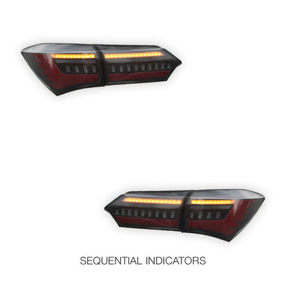 Toyota Corolla E160 (2012 - 2017) Smoked Tail Lights LH + RH