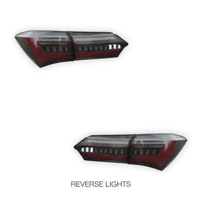 Toyota Corolla E160 (2012 - 2017) Smoked Tail Lights LH + RH