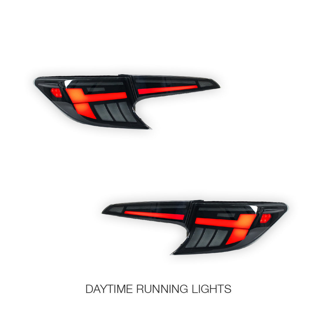 Toyota Corolla E210 Hatch (2019 - 2024) Black LED Sequential Tail Lights LH + RH