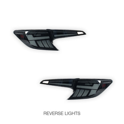 Toyota Corolla E210 Hatch (2019 - 2024) Black LED Sequential Tail Lights LH + RH