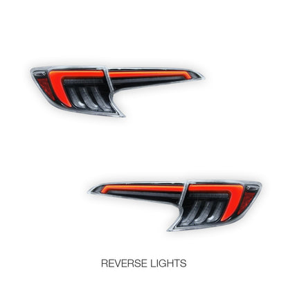 Toyota Corolla E210 Hatch (2019 - 2024) Smoked Red LED Sequential Tail Lights LH + RH