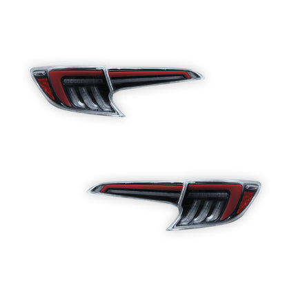 Toyota Corolla E210 Hatch (2019 - 2024) Smoked Red LED Sequential Tail Lights LH + RH