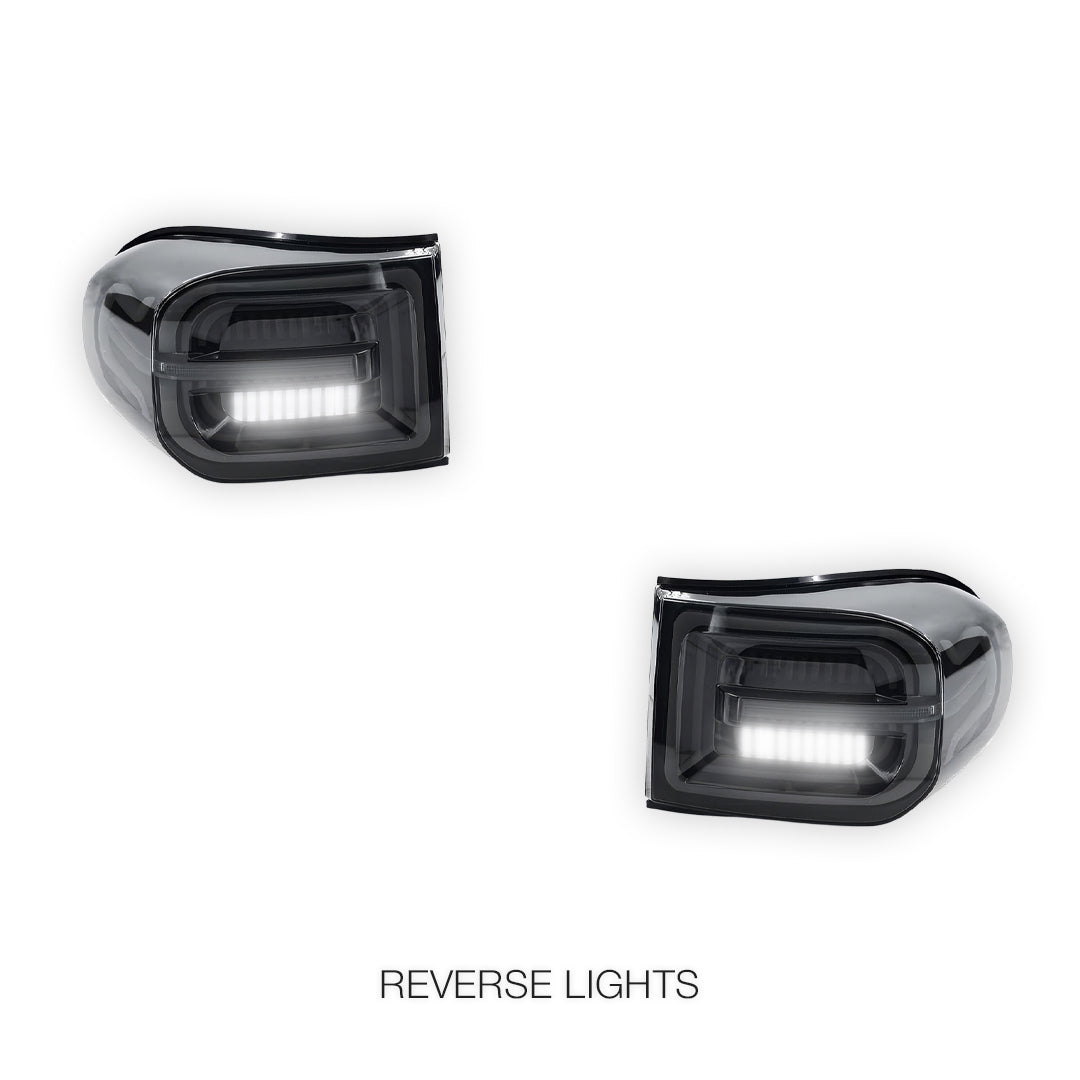 Toyota FJ Cruiser GSJ10R (2007 - 2017) Red Smoked Tail Lights LH + RH