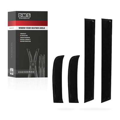 Toyota FJ Cruiser GSJ10R (2011 - 2019) Front and Rear Window Visor Weather Shields