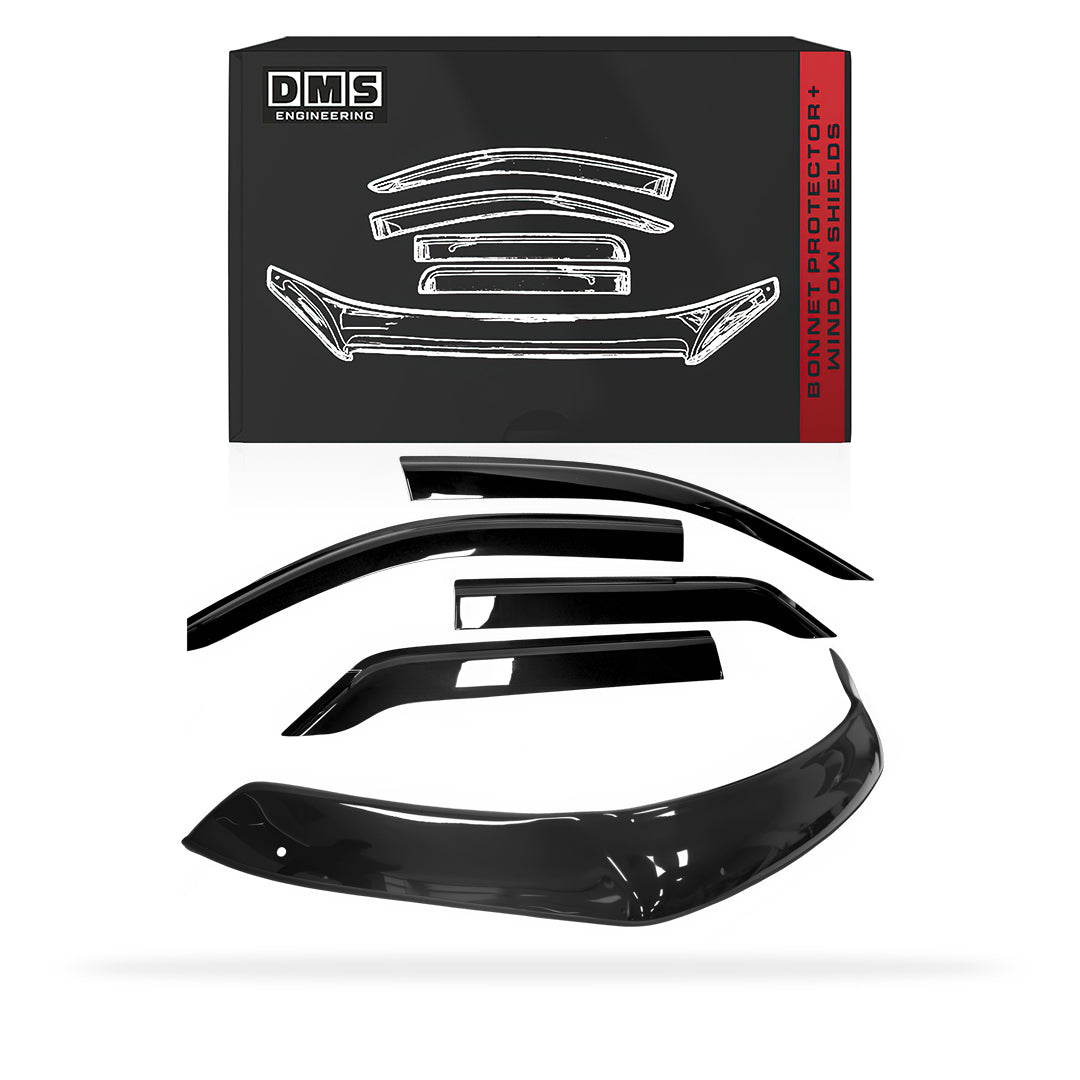 Toyota Fortuner AN150 / AN160 (2015 - 2020) Bonnet Protector + Weather Shields