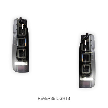 Toyota HiAce H200 (2004 - 2020) V3 3D Full LED Tail Lights LH + RH
