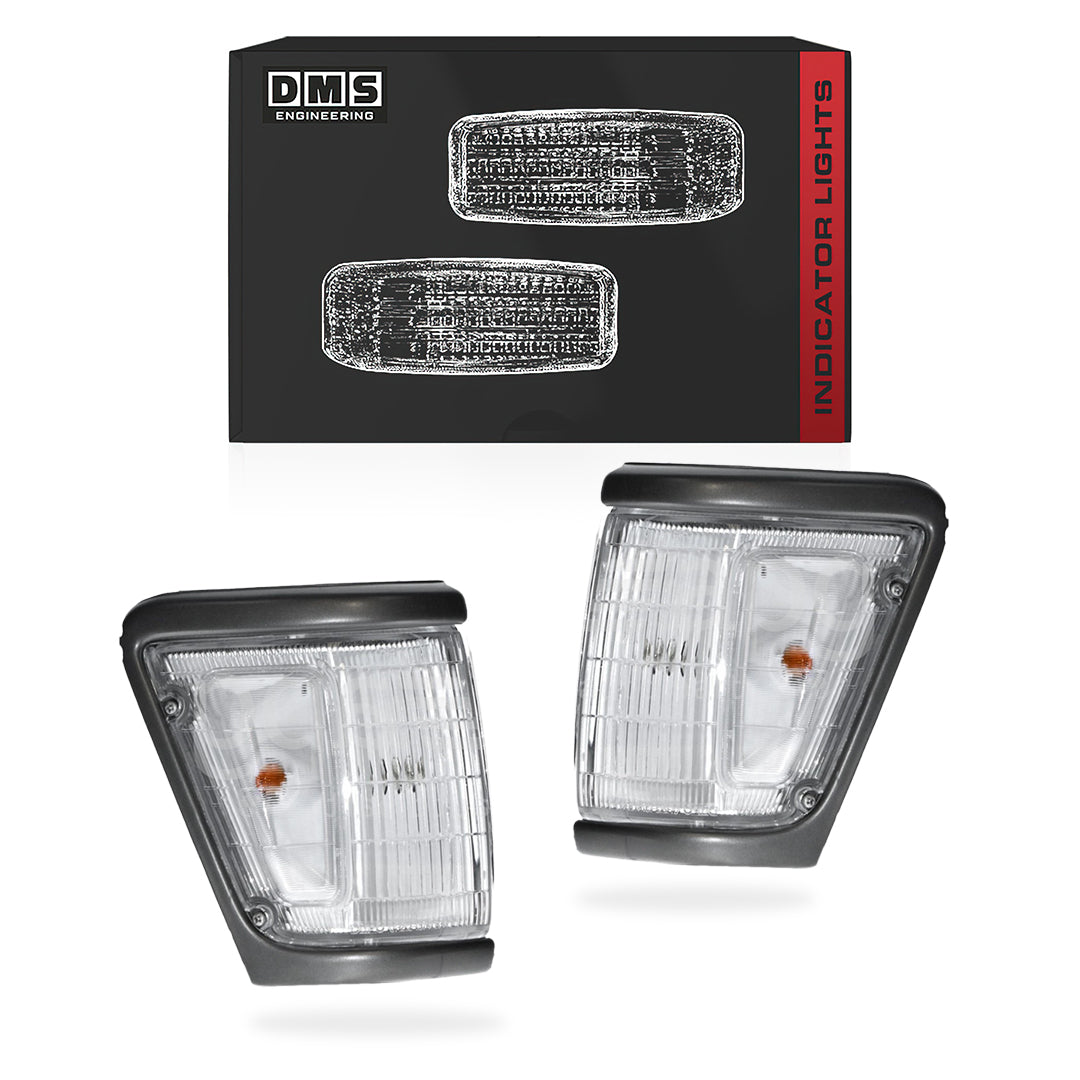 Toyota HiAce N50 (1991 - 1997) Front Corner Light Parker / Indicator Grey Trim Fit RH + LH