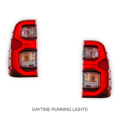 Toyota HiLux / Travo N80 (2025 - 2026) OEM Update Style Full LED Tail lights LH + RH