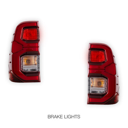 Toyota HiLux / Travo N80 (2025 - 2026) OEM Update Style Full LED Tail lights LH + RH