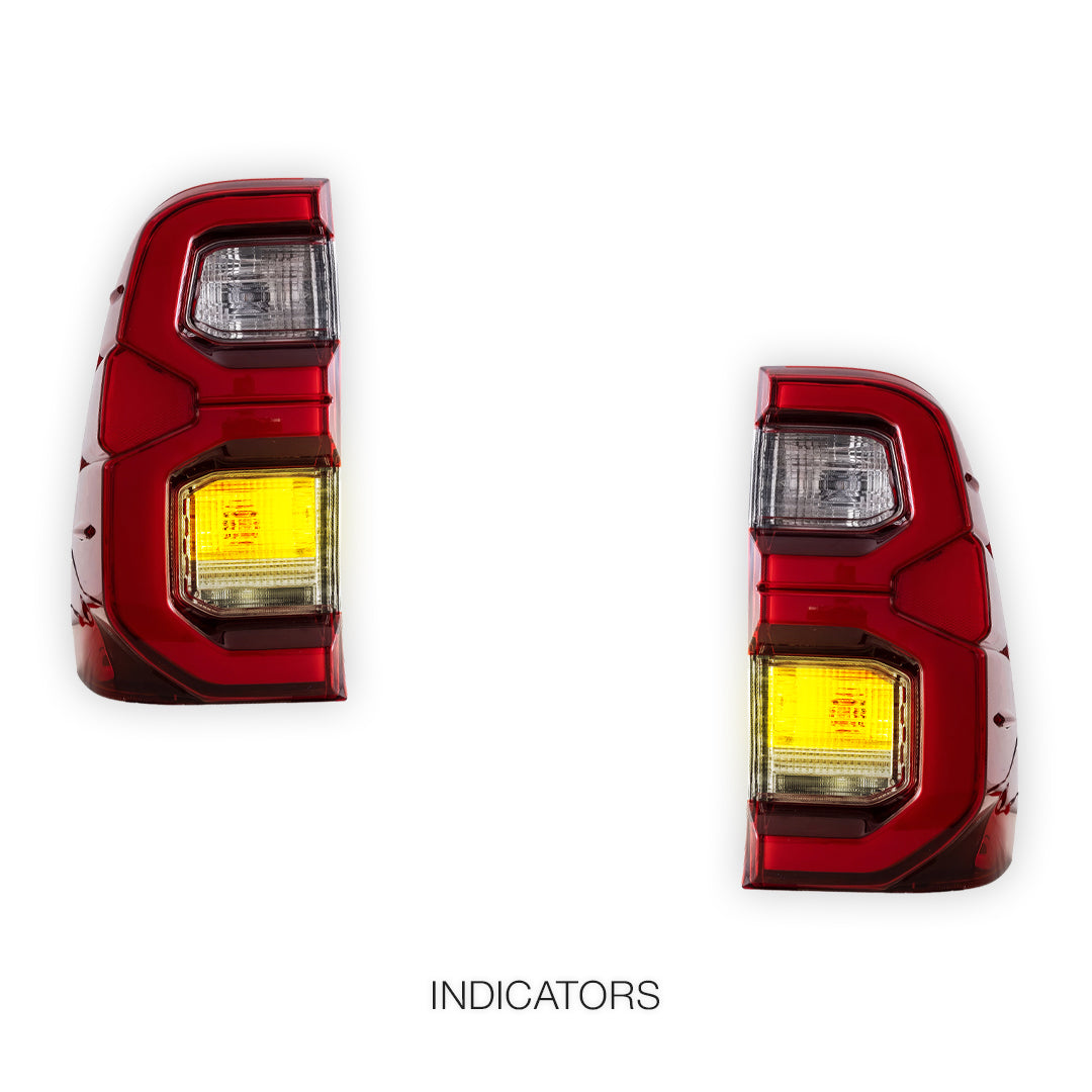 Toyota HiLux / Travo N80 (2025 - 2026) OEM Update Style Full LED Tail lights LH + RH