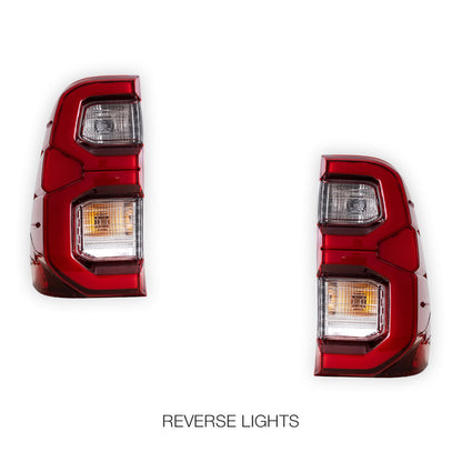 Toyota HiLux / Travo N80 (2025 - 2026) OEM Update Style Full LED Tail lights LH + RH