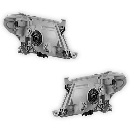 Toyota HiLux GGN / KUN / TGN Ute (2005 - 2012) Smoked Corner Lights Clear Headlights LH + RH