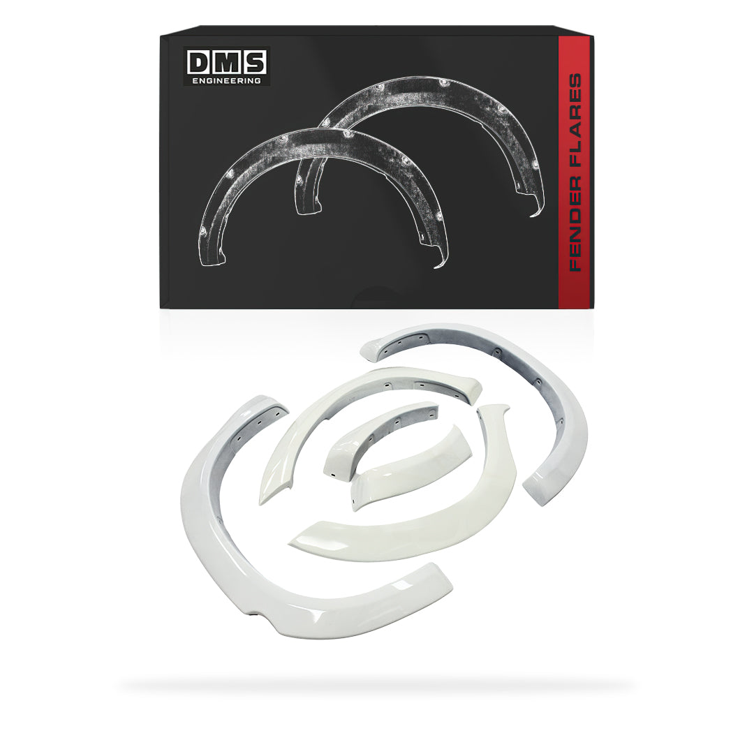 Toyota HiLux N70 Dual Cab (2012 - 2015) OEM Style White Colour Guard Flares