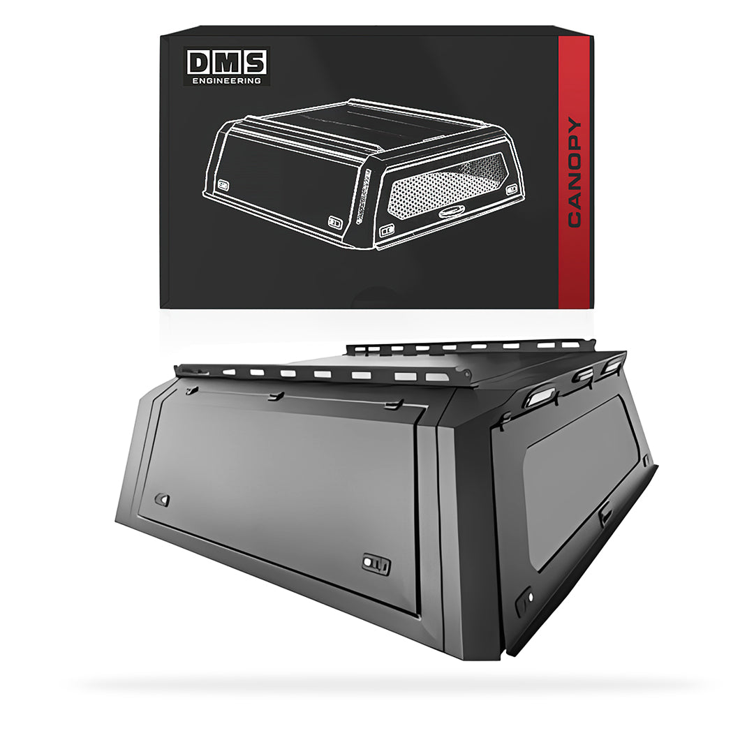 Toyota HiLux N70 / N80 (2005 - 2024) Black Aluminum Canopy