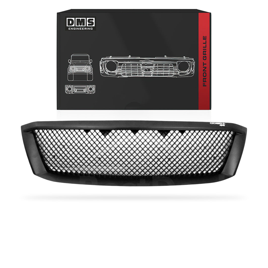 Toyota HiLux N70 Pre-Facelift (2005 - 2011) Matte Black Front Mesh Grille