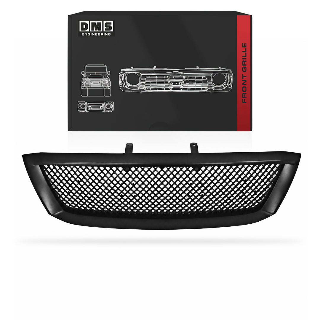 Toyota HiLux N70 (2005 - 2011) Matte Black Mesh Front Bumper Cover Grille