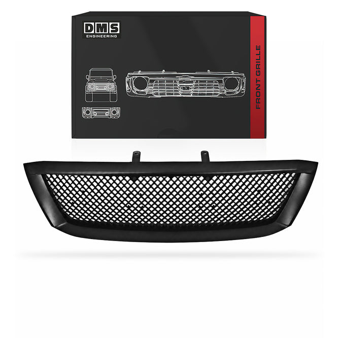 Toyota HiLux N70 (2005 - 2011) Matte Black Mesh Front Bumper Cover Grille