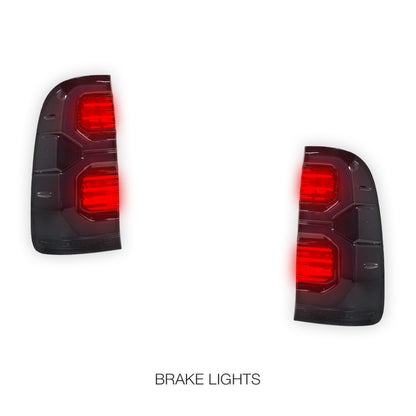 Toyota HiLux N70 (2005 - 2014) Smoked Full LED Tail Lights LH + RH