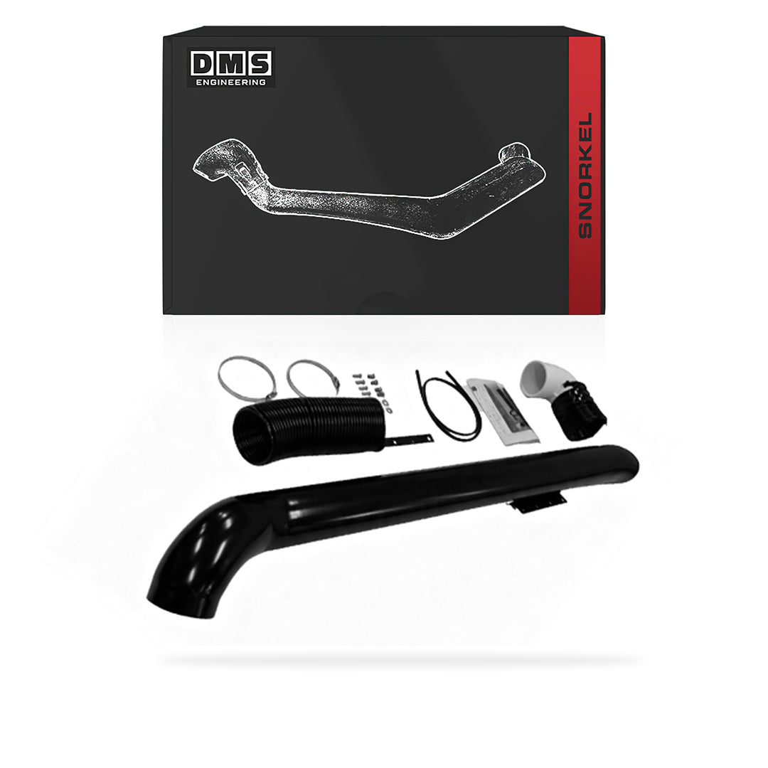 Toyota HiLux N70 (2005 - 2015) 4" Black Stainless Steel Snorkel Kit