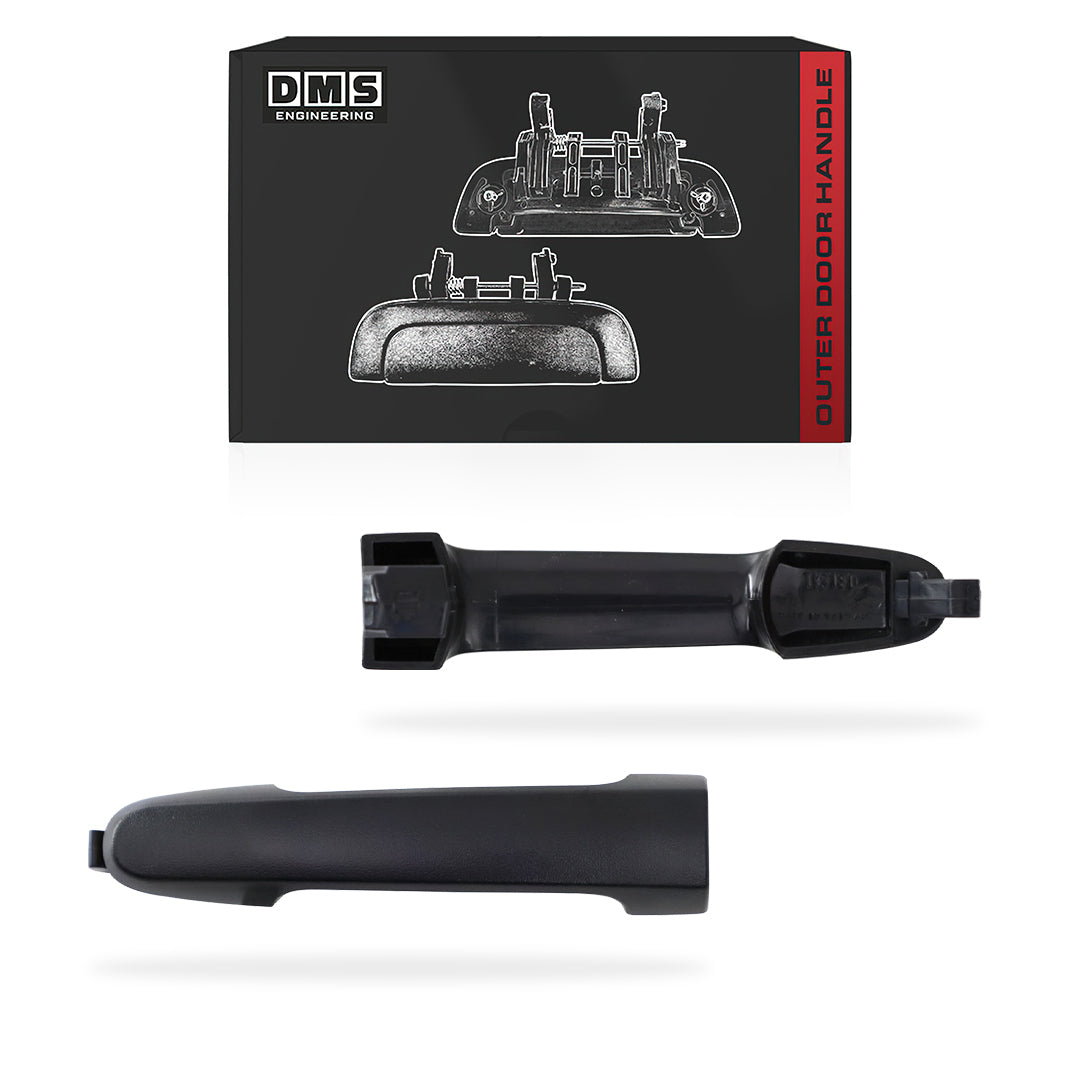 Toyota HiLux N70 (2008 - 2012) Rear Black Outer Door Handles LH + RH