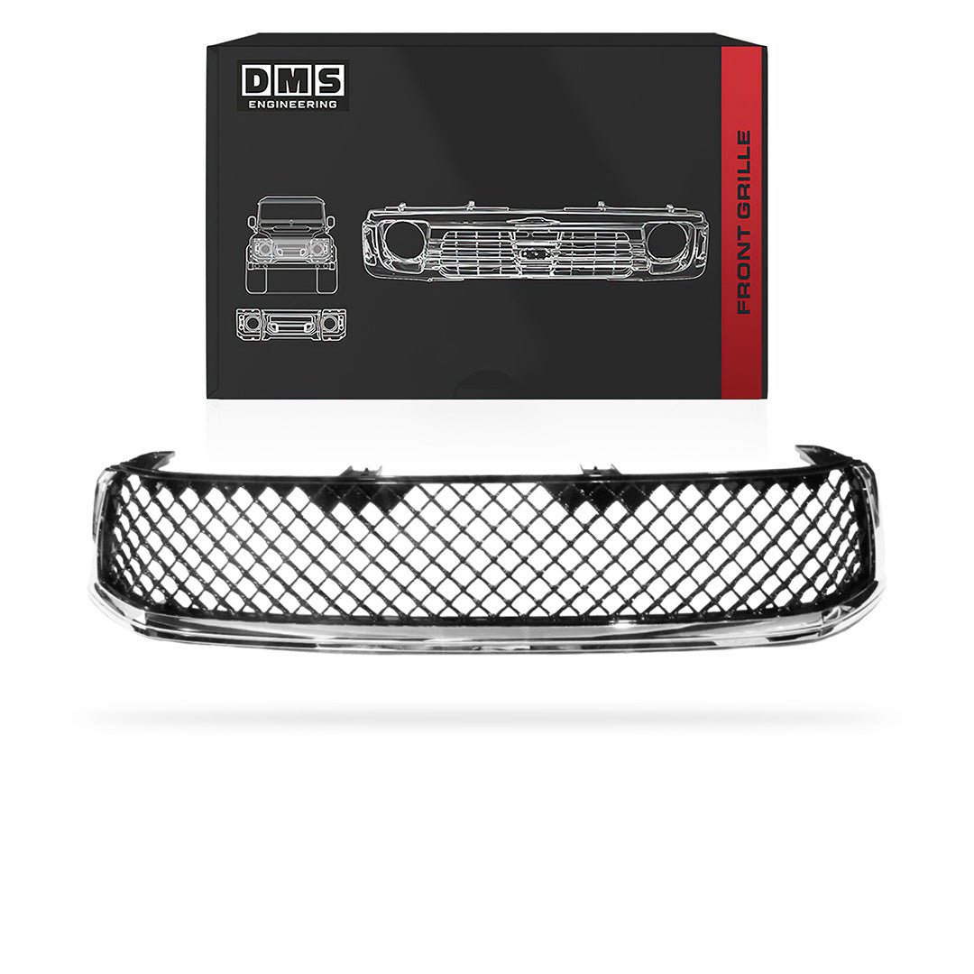 Toyota HiLux N80 (2015 - 2018) Chrome Black Mesh Front Grille